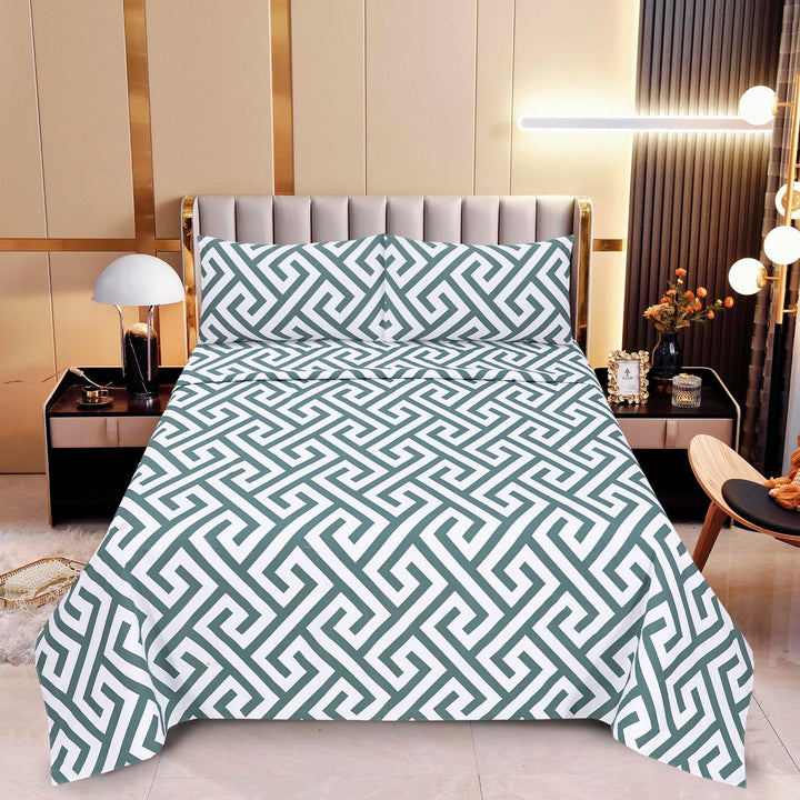 Geometry White - Cotton