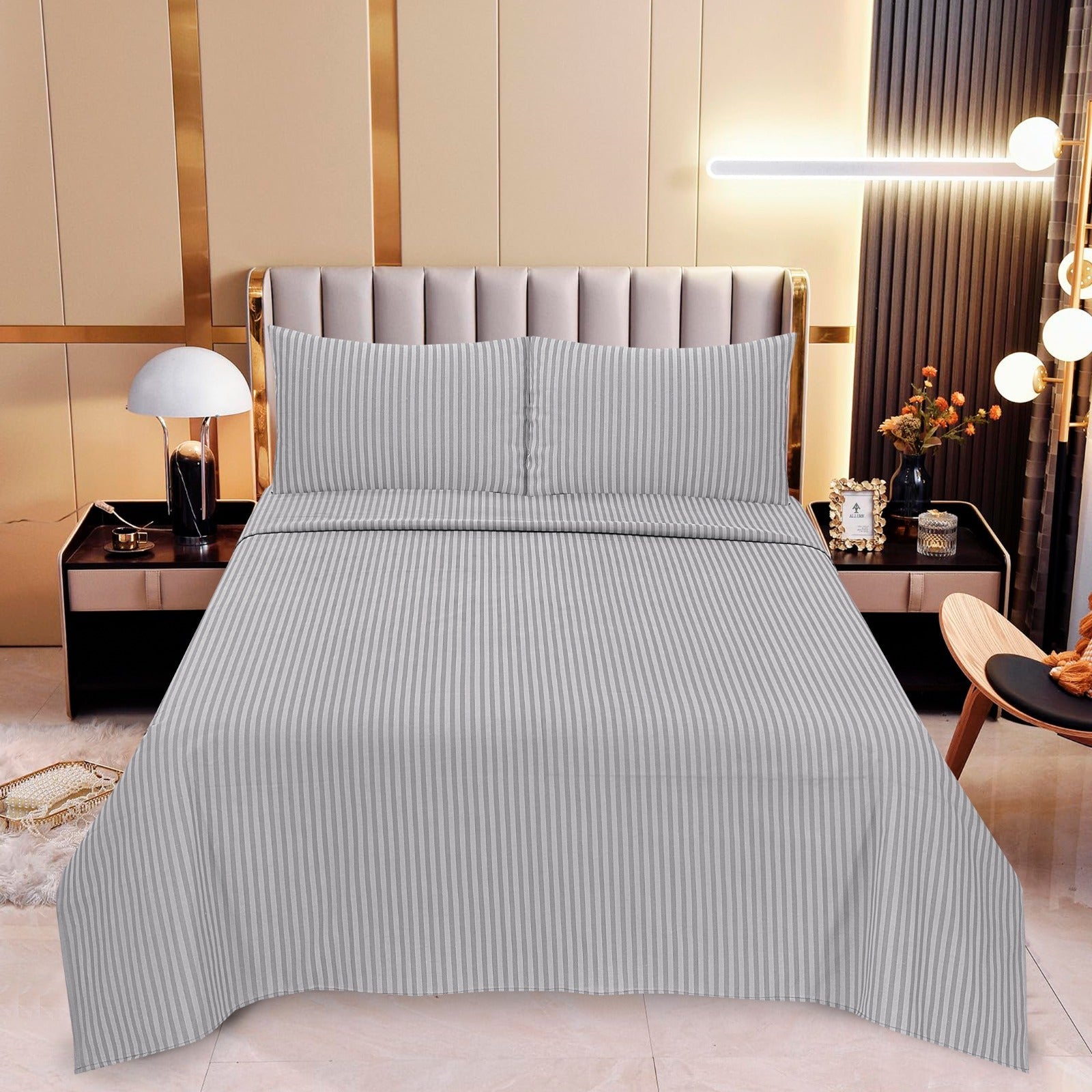 Slate Stripped - Cotton