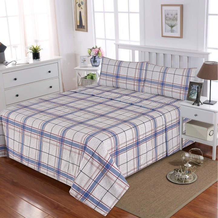 Cabin  Check-3pcs Cotton Punch