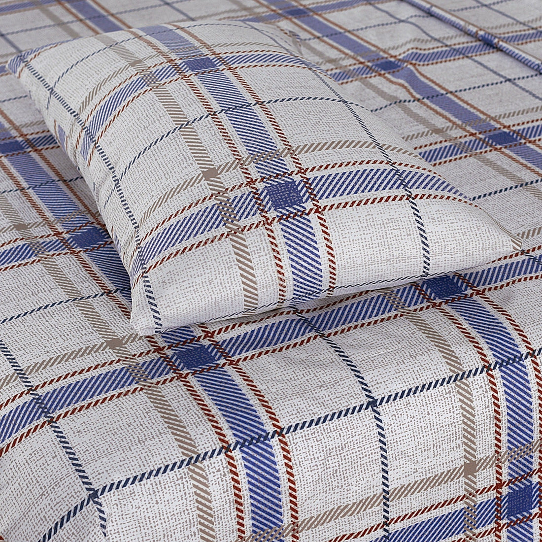 Cabin  Check-3pcs Cotton Punch