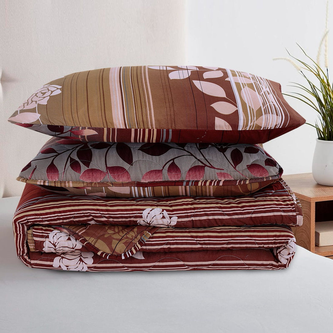 Leafy Mirage - 7PCS Cotton Punch