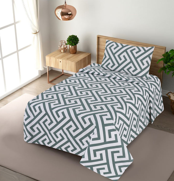 Geometry White - Cotton