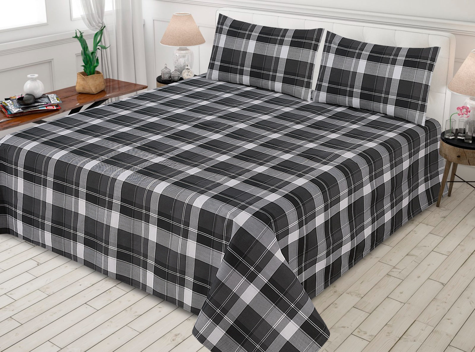 Classic Black 3pcs Cotton Punch